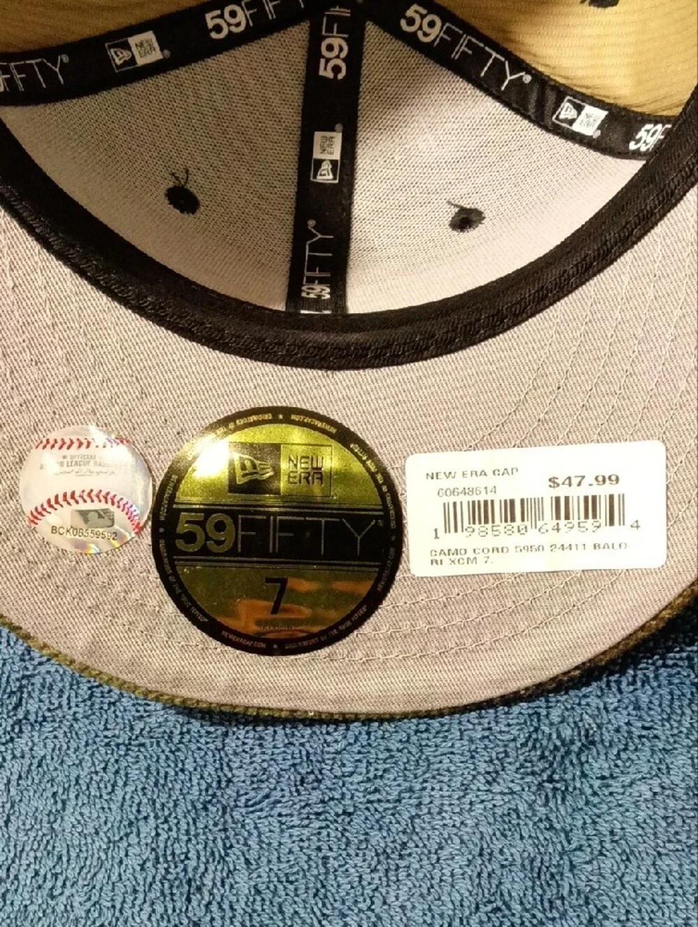 New Era Camo Baltimore Orioles Logo Hat - Green, Brown, Black, Orange